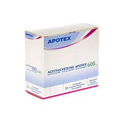 Acetylcysteine Apotex 600mg 30 Comprimés Effervescents