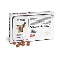 Pharma Nord Selenium + Zinc 150 Comprimés