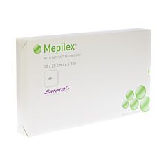 Mepilex Schuimverb Sil Abs Ster 10x20cm 5 294200