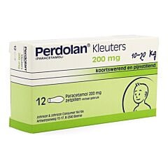 Perdolan Jeunes Enfants 10-20kg 12 Suppositoires