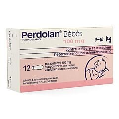 Perdolan Bébés 0-10kg 12 Suppositoires