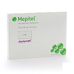 Mepitel 7,5cmx10cm Silicoon Transparant 1 Stuk