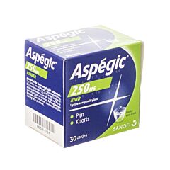 Aspegic 250mg 30 Zakjes