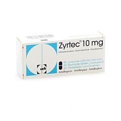 Zyrtec 10mg 40 Tabletten