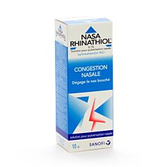 Nasa Rhinathiol Congestion Nasale Solution pour Pulvérisation Nasale 10ml