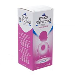 Muco Rhinathiol Facilite l'Expectoration Sirop Sans Sucre Enfants Flacon 200ml