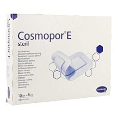 Hartmann Cosmopor E Pansement Stérile Autoadhésif 10cmx8cm 10 Pièces
