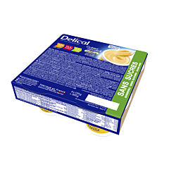 Delical Crème Dessert HP-HC Sans Sucres Vanille Pot 4x125g