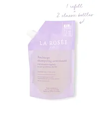 La Rosée Recharge Shampooing Nourrissant à la Kératine Végétale et Protéines de Blé - 400ml