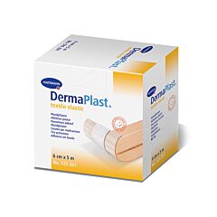 Dermaplast Textile Elastic Wondpleister 6cmx5m 1 Rol