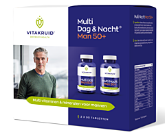 Vitakruid Multi Jour & Nuit Homme 50+ - 2x90 comprimés