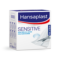 Hansaplast Sensitive Peaux Fragiles Family Pack Pansement 5mx6cm 1 Pièce