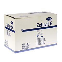 Hartmann Zetuvit E Pansements Absorbants Doux Non Stériles 10cmx10cm 50 Pièces