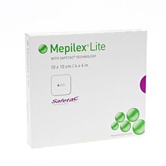 Mepilex lite pans fin sil ster 10x10,00cm 5 284100