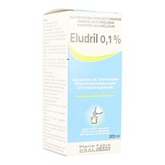 Eludril 0,1% Solution Bain de Bouche & Gargarisme Flacon 200ml