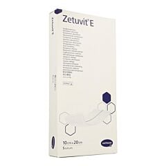 Hartmann Zetuvit E Pansements Absorbants Doux Stériles 10cmx20cm 5 Pièces