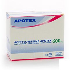 Acetylcysteine Apotex 600mg 30 Zakjes