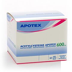 Acetylcysteine Apotex 600mg 60 Zakjes