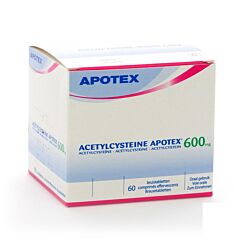 Acetylcysteine Apotex 600mg 60 Bruistabletten