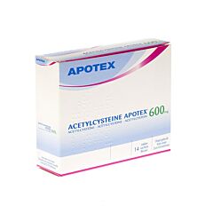 Acetylcysteine Apotex 600mg 14 Zakjes