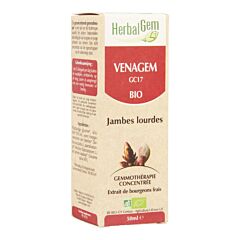 Herbalgem Venagem Complexe Jambes Lourdes Flacon Compte Gouttes 50ml