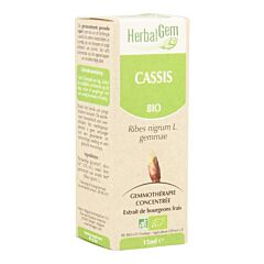 Herbalgem Cassis Macérat Flacon Compte Gouttes 15ml