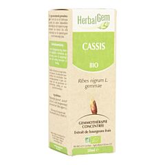 Herbalgem Cassis Macérat Flacon Compte Gouttes 50ml