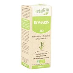 Herbalgem Romarin Macérat Flacon Compte Gouttes 15ml