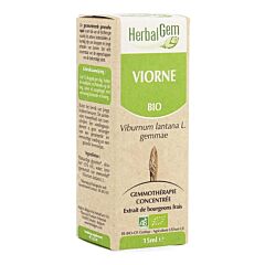 Herbalgem Viorne Macérat Flacon Compte Gouttes 15ml