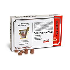 Pharma Nord Selenium + Zinc PROMO 90+30 Comprimés GRATUITS