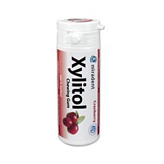 Miradent Xylitol Chewing Gum Canneberge 30 Pièces