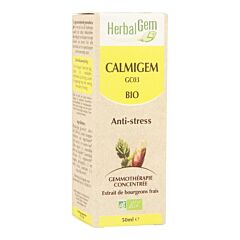 Herbalgem Calmigem Complexe Anti-Stress Flacon Compte Gouttes 50ml