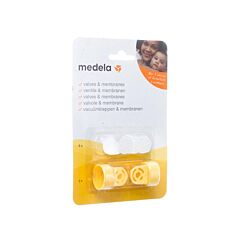 Medela Set de Rechange 2 Clapets & 6 Membranes Blanches