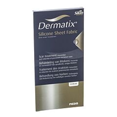 Dermatix Silicone Sheet Fabric 4cmx13cm 1 Stuk