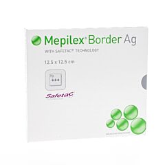 Mepilex Ag Verband Steriel 12,5x12,5cm 5 287121