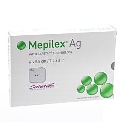 Mepilex Ag Verband Steriel 6,0x 8,5cm 5 287021