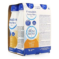 Fresubin Energy Fibre Drink Caramel Bouteille 4x200ml