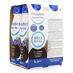 Fresubin Energy Fibre Drink Chocolat Bouteille 4x200ml