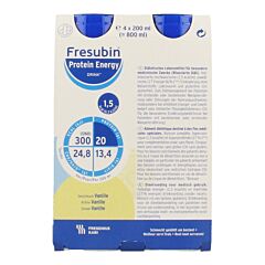 Fresubin Protein Energy Drink Vanille Bouteille 4x200ml