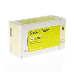 Steovit Forte Citron Calcium + Vitamine D3 1000mg/800Ui 84 Comprimés à Croquer
