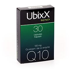 UbixX 100mg Co-Enzyme Q10 30 Gélules