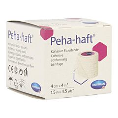 Peha-Haft Zonder Latex 4cm x 4m 1 Stuk