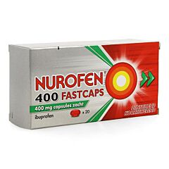 Nurofen 400mg Fastcaps 20 Zachte Capsules