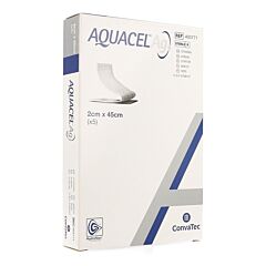 Aquacel Ag Verband Hydrofiber 2cm x 45cm 5 Stuks