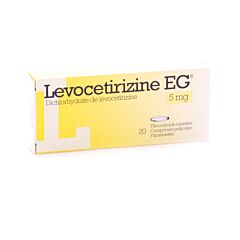 Levocetirizine EG 5mg 20 Comprimés Pelliculés