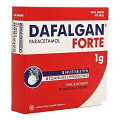 Dafalgan Forte 1g 8 Bruistabletten