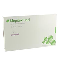 Mepilex heel pansement steril 15x22cm 5 288300