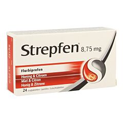 Strepfen 8,75mg Miel & Citron 24 Pastilles à Sucer