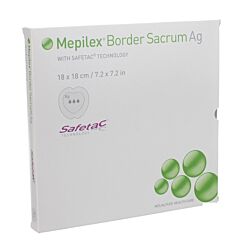 Mepilex border ag sacrum ster 18,0x18,0 5 382000