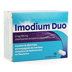 Imodium Duo 18 Comprimés